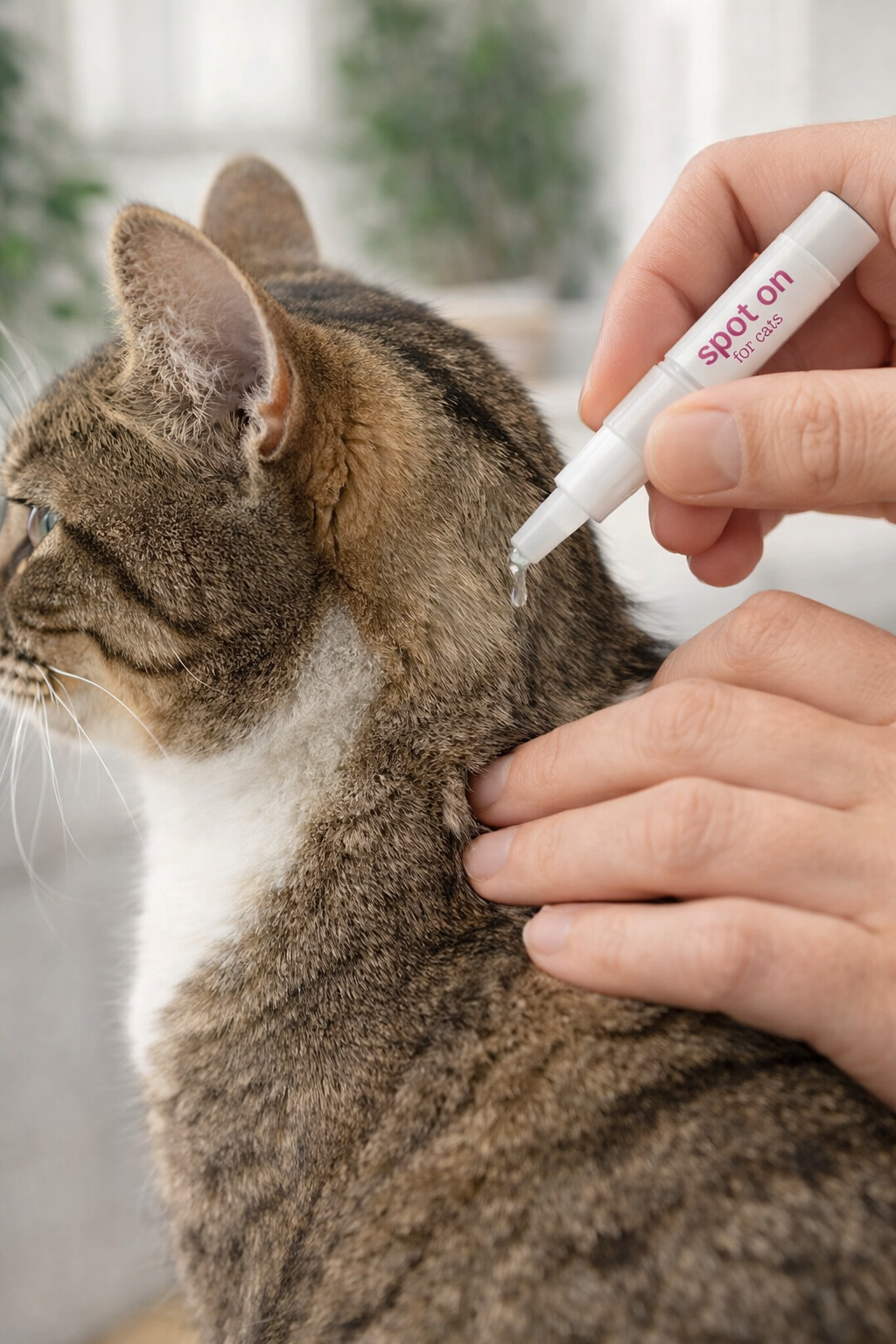Pride & Groom Cat Flea & Tick Spot‑On Treatment – 4‑Week Protection